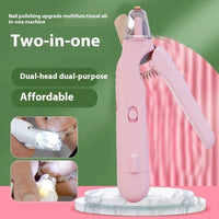 Nail clipper grinder attachment