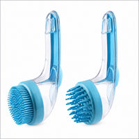 Bath brush and shampoo brush set