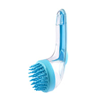 Shampoo dispenser handle detail
