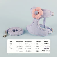Rope chest harness in blue