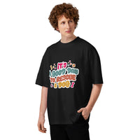 Rescue dog graphic featuring a dog, printed on a black t-shirt, front view