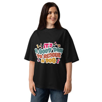 Rescue dog graphic featuring a dog, printed on a black t-shirt, front view