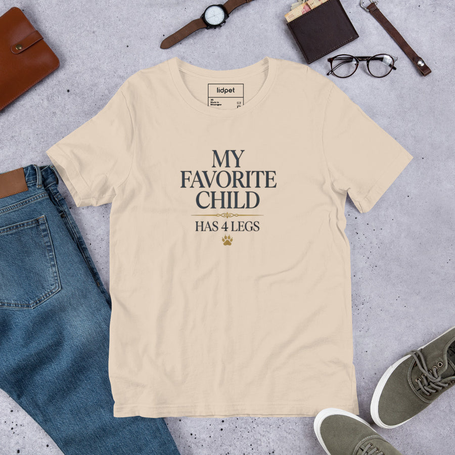 My Favorite Child Has 4 Legs – Pet Parent Tee