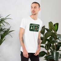 Unisex staple t-shirt showing 5 AM walk club graphic, White, front view